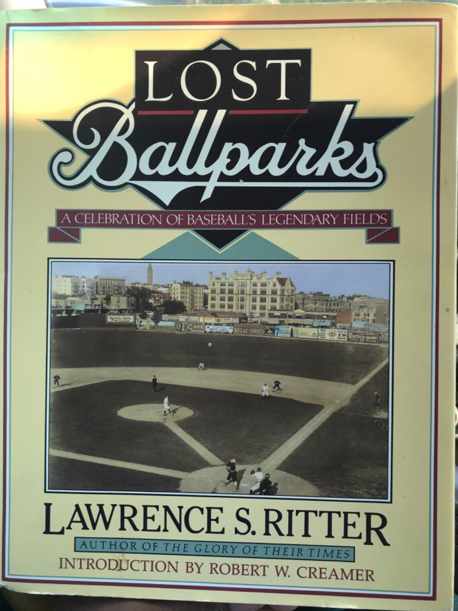 Cover of Lost Ballparks: A Celebration, a book about historic baseball stadiums