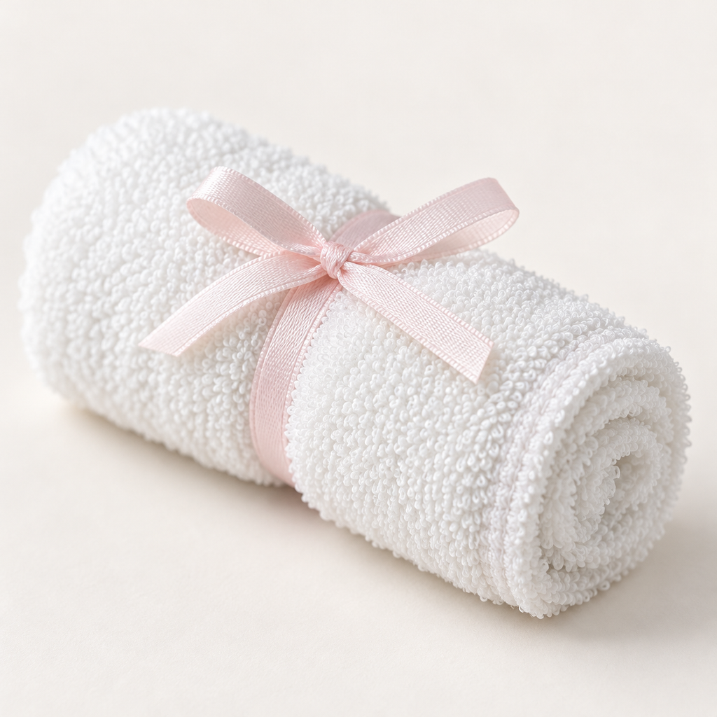 Organic Bamboo Face Towels Set of 5