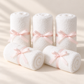 Organic Bamboo Face Towels Set of 5